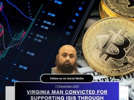 Virginia Man Convicted for Supporting ISIS Through Cryptocurrency Transfers